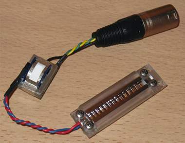 ribbon microphone motor and transformer, full assembly